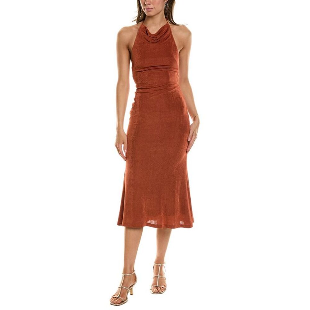 Misha Womens  Alban Midi Dress, Brown